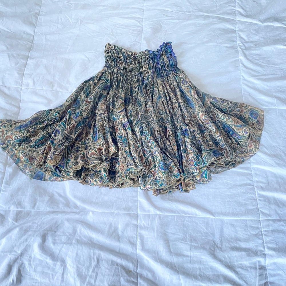 vintage paisley skirt - Picture 4 of 6